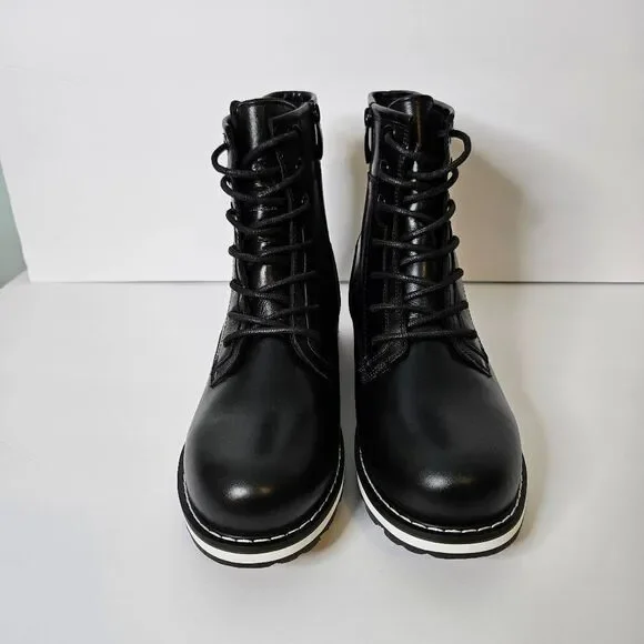 Royal Canadian men's black leather boots. Size 9. NWOB